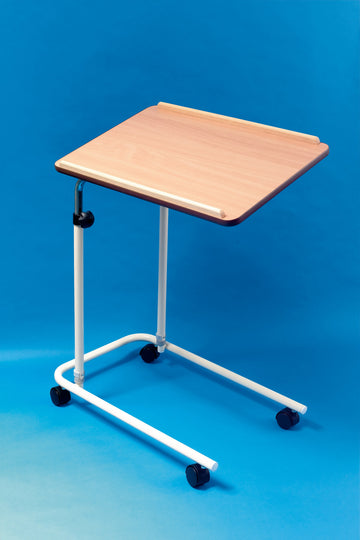 Wheeled Height Adjustable Over-bed Table