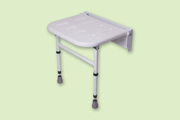 Standard Folding Wall-mounted Shower Seat with Legs