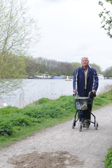 Three-wheeled Rollator