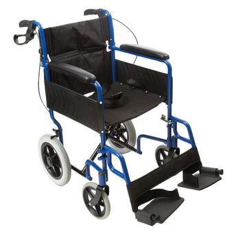 'Transitlite' Attendant Controlled Wheelchair (Blue)