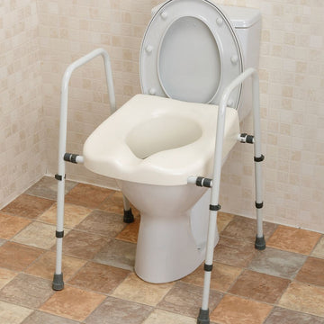 Mowbray Lite Adjustable Width Toilet Seat and Frame (Assembled) 