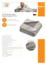Beurer HD75 Nordic Heated Throw